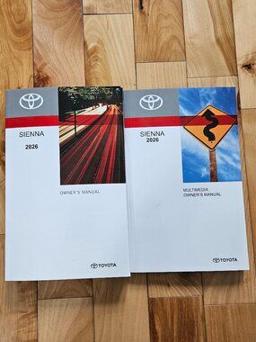 2026  TOYOTA SIENNA Owner's Manual & Multimedia